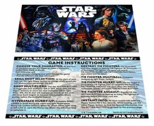 Stern Star Wars Pro Pinball Custom Apron Instruction Cards picture