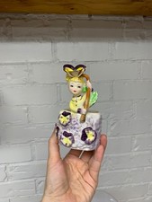 vintage super rare anthropomorphic flower girl Norcrest Napco Lefton planter picture