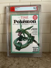 PSA 9.2 2026 TIME: Pokémon Rayquaza Cover Newsstand Special Edition picture