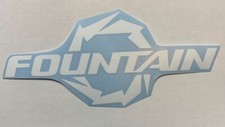 Fountain Boats Logo Die Cut Vinyl Decal High Quality Outdoor Sticker Boat Car picture