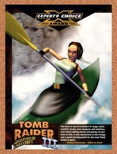 1999 Tomb Raider III Adventures Of Lara Experts Choice Award Original Ad vr2 picture