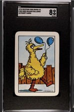 *Rare 1978 SESAME STREET Letter Cards Big Bird Rookie Card SGC 8 Nm-mint picture