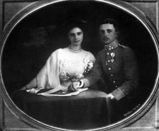 The Archduke Karl Franz Joseph wife Archduchess Zita 1914 Historic Old Photo picture