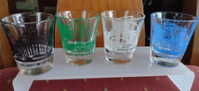 Vintage Washington DC Landmarks Souvenir Shot Glasses Set of 4 MCM picture
