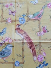 TWO Individual Napkins Birds Chinese Garden Lunch for Decoupage (998) picture