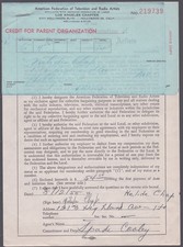 SPADE COOLEY - DOCUMENT SIGNED 08/12/1955 picture