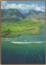 1996 Maui Hawaii Valley Isle Aerial View Postcard 4x6 picture