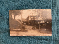 RPPC 306 Union St Ionia Michigan Union Hill mansion historic Photo Posted 1908 picture