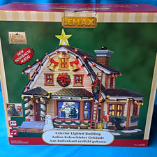 Lemax Harvest Crossing Decorating The House Resin Illuminated Building, Boxed picture