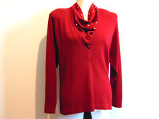 VINTAGE ST.JOHN WOMEN KNIT SKIRT SET SZ.10 picture