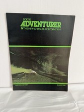 Dodge Adventurer The New Chrysler Corporation American Oddyssey Summer 1980 picture