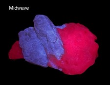178 Gram Fluorescent Apatite Huge Crystals on Calcite Matrix From @Afghanistan picture