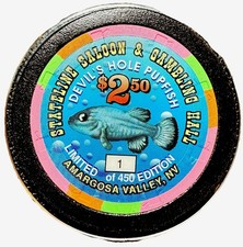 Casino Chip Stateline Saloon $2.50 LTD SERIAL#1-Tropicana Museum picture