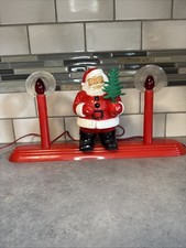 Vintage 1940's Royal Electric 725 Christmas Santa & Candles Display - picture