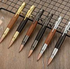 Pen Bolt Action Pen Bullet Rifle Clip Metal Material Great Gift For Dad Friend picture