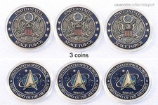 3PC- USA SPACE FORCE CHALLENGER COIN-USA SELLER-FREE SHIPPING picture