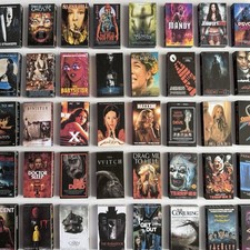Retro 3D Modern Horror Movies Mini VHS Refrigerator Magnets picture