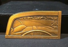 MERCEDES BENZ GULL WING GROUP 50th ANNIVERSARY DASH PLAQUE 2011 - HOT SPRINGS VA picture