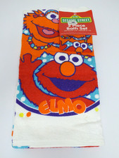 VTG Sesame Street Elmo and Zoe Bath Set Bath Towel 24
