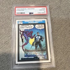 1990 Marvel Universe #155 Spider-Man Presents: Punisher PSA 10 picture