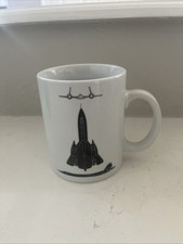 Lockheed SR-71 Blackbird Mug with description Hawker Aerospace 1992 picture