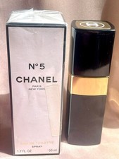 Vintage Chanel No.5 Paris EDT Spray Refill 1.7 Fl Sealed + Free Case picture