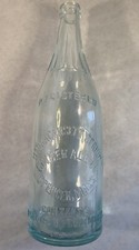 Rare Antique Narragansett Spring Ginger Ale Bottle Spencer Mass aqua big 24 oz picture