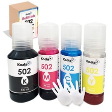 Lot Koala Ink Refill Kit Fit Epsn. 502 Ink EcoTank 2760 4760 3760 2750 ST-2000 picture