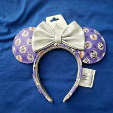 BNWT Disney Loungefly Mickey Minnie Mouse Ears Headband Adult One Size Disney100 picture