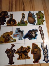Madagascar 2 | 2002 | Dreamworks Vending Machine Stickers Lot Full Set Of  Of 13 picture