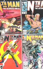Nth Man The Ultimate Ninja Comic Lot of (4) Set#1-4 - Marvel Comics 1989 Vintage picture
