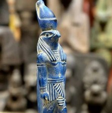 Rare Egyptian Artifacts Of Authentic Pharaonic Statue Of Egyptian God Horus BC picture
