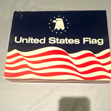 Annin Defiance United States Flag 3x5 Embroidered Stars Heavy Cotton Bunting picture