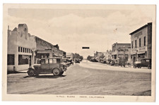 INDIO, CA California~MILES AVENUE~ 1920s CARS~STOREFRONTS~Riverside County picture