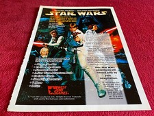 PAD65 GAME ADVERT 12X9 STAR WARS INTRODUCTORY ADVENTURE GAME picture