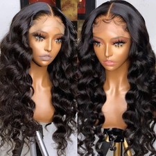 HD Transparent Lace Frontal Loose Body Wave Wigs picture