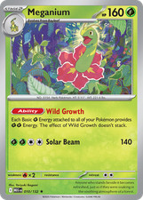 MEGANIUM R REVERSE HOLO 010/132 MEGA EVOLUTION POKEMON NM/M picture