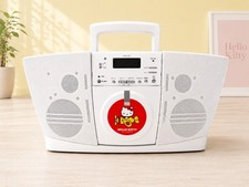2004 Hello Kitty Slim CD Player TF-1032 Sanrio Kuji New Unused Japan w/Box picture