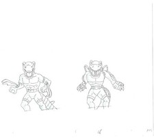 Street Sharks DIC Production Animation Cel Drawing 1994-1997 A-10 picture