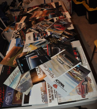 Car dealers brochure lot picture