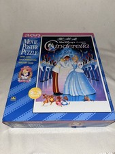 CINDERELLA-300 PIECE MOVIE POSTER PUZZLE-VTG-GOLDEN-2ft X 3ft-COMPLETE picture