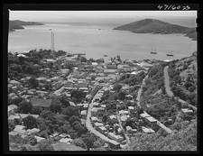 Photo:Charlotte Amalie St Thomas Virgin Islands Harbor View 1941 picture