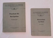 Vintage 1940 Pilot Government Books Rare Unique Militaria Collectible Flying picture