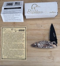 Schrade Ducks Unlimited 2003 Camo Pocket Knife (RARE) picture