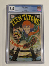 Teen Titans 17 CGC 8.5 DC 1968 Silver Age Nick Cardy Mad Mod Cover Robin picture