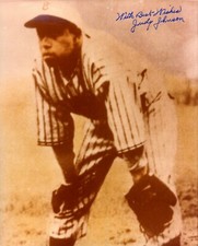 JUDY JOHNSON NEGRO LEAGUE PLAYER HALL OF FAME  AUTOGRAPHED  8 X 10 PHOTO picture