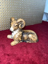 Vintage Japan UCTCI Resting Bighorn Ram Figurine Excellent Condition picture