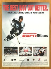 ESPN NHL 2K5 PS2 Xbox Print Ad/Poster Martin St. Louis Tampa Bay Lightning Rare picture