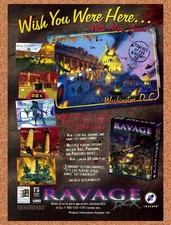 1996 Ravage DCX PC Original Advertisement / Retro Promo v1 picture