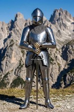 Medieval Knight Full Armor Suit Gothic Steel Handmade Full Body Armor Set LARP picture